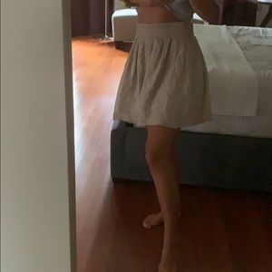 Banana Republic Beige Elastic Waist Skirt